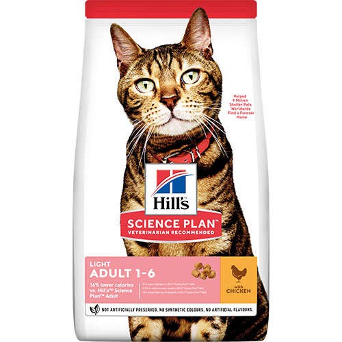 Hill's SP Light Tavuklu Yetişkin Kedi Maması 3KG