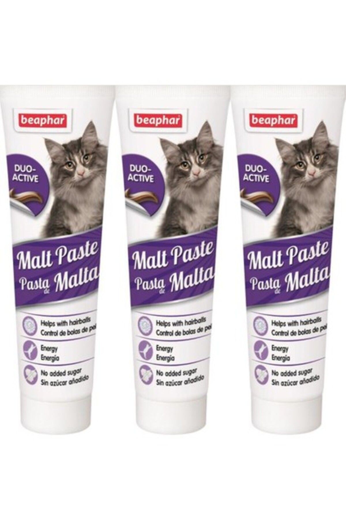 Duo Active Tüy Yumağı Önleyici Malt Kedi Macunu 100 gr X 3 Adet