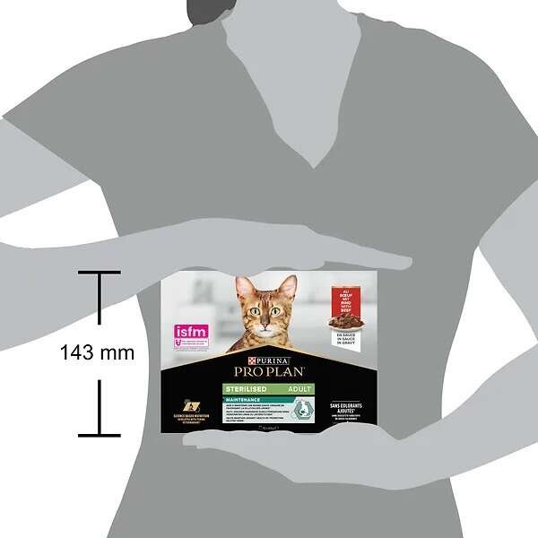Pro Plan Pouch Sos İçinde Sığır Etli Kısırlaştırılmış Kedi Konservesi 85gr (10'lu)