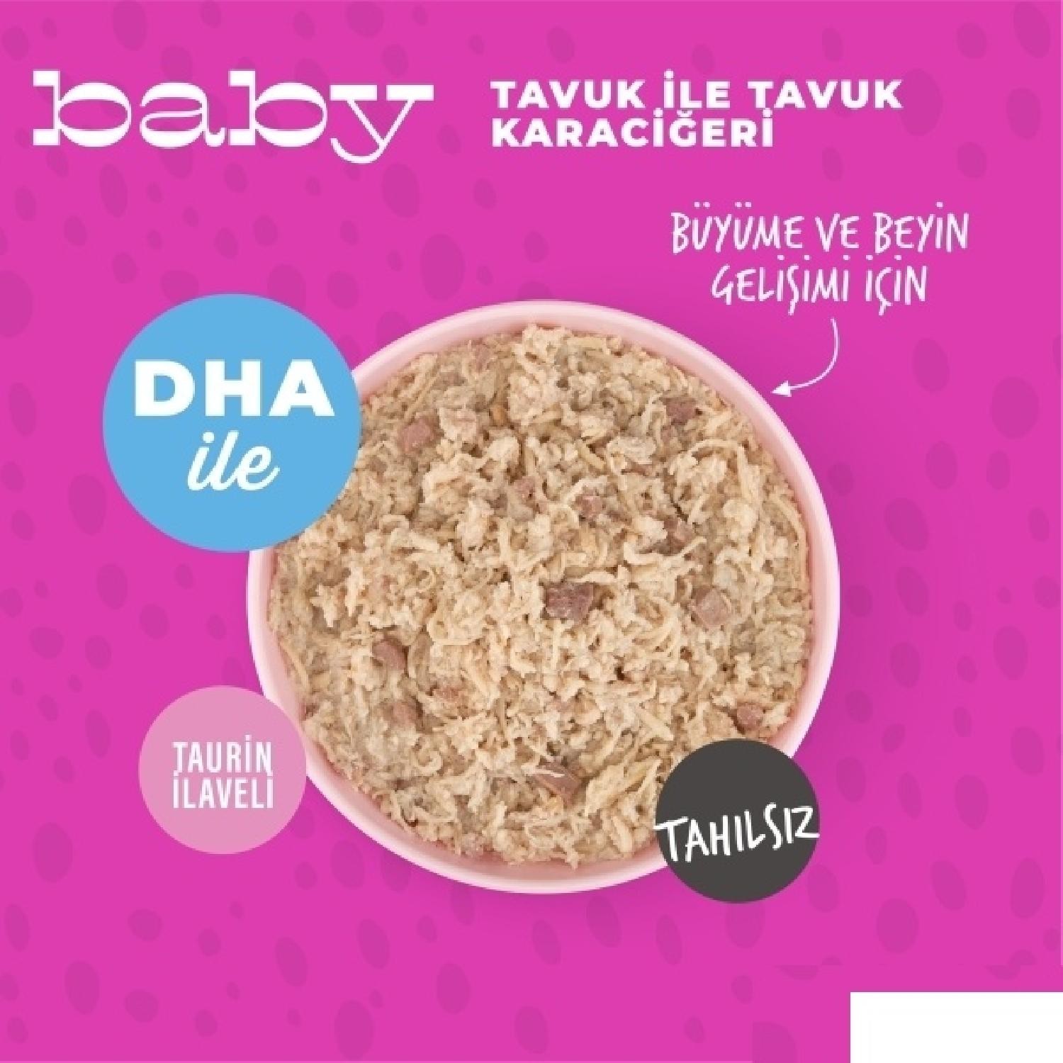 Schesir Baby Tavuk ile Tavuk Ciğeri Mus Konserve 70g