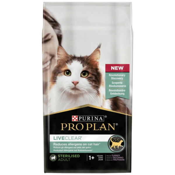 Pro Plan Liveclear Hindili Kısırlaştırılmış Yetişkin Kedi Maması 7kg