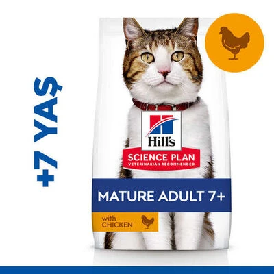 Hill's SP Tavuklu +7 Yaşlı Kedi Maması 3KG