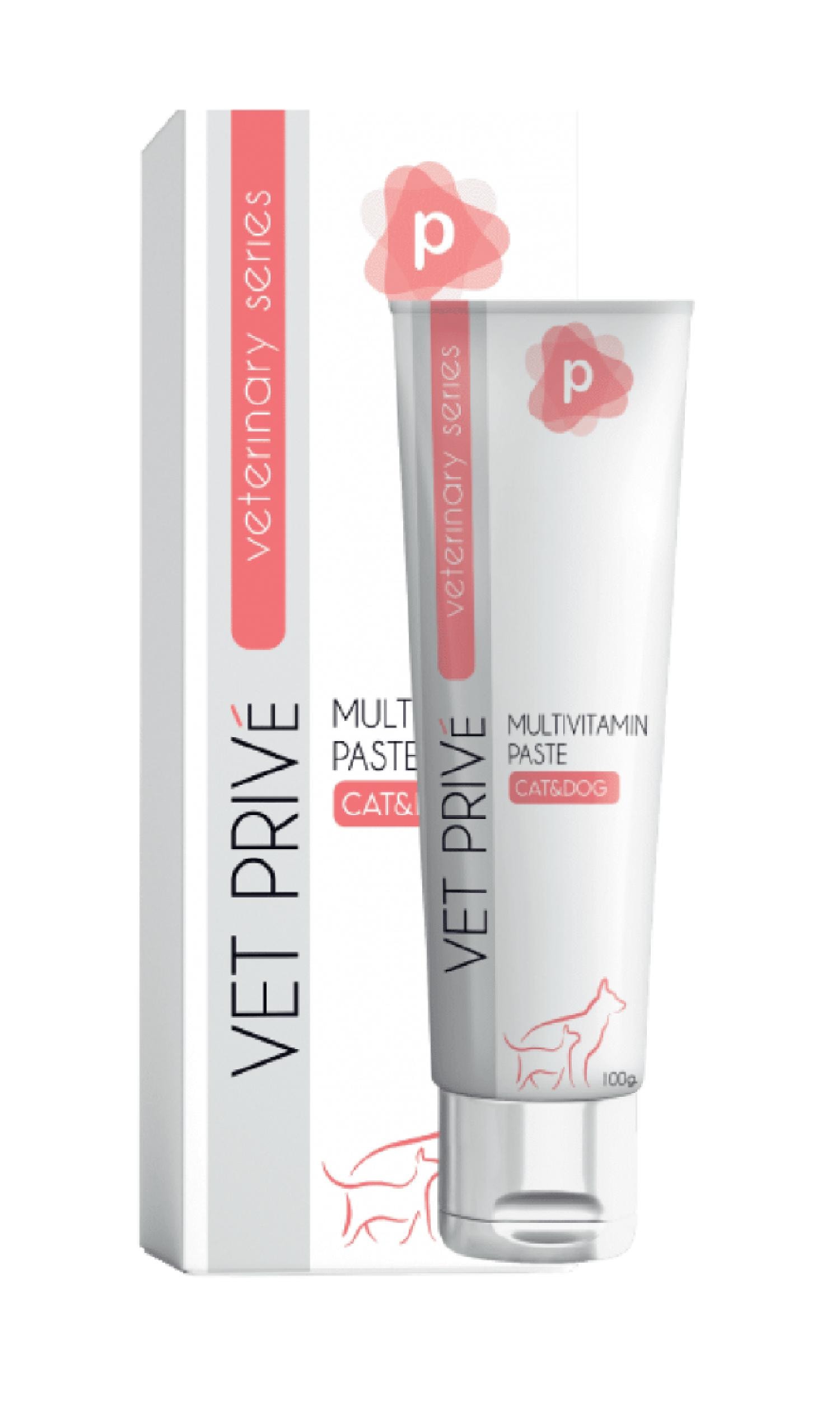 Vet Prive Multivitamin Paste / Multivitamin Desteği Pasta 100 Gr