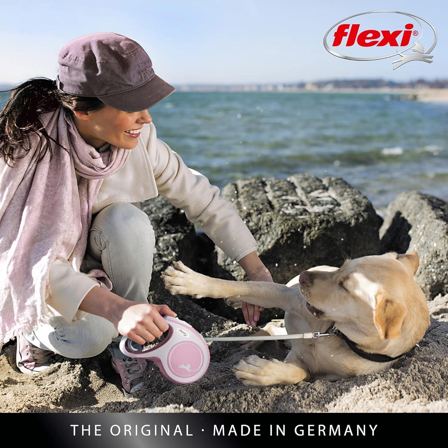 Flexi New Comfort S Beden 5MT Şerit Tasma - Açık Mavi