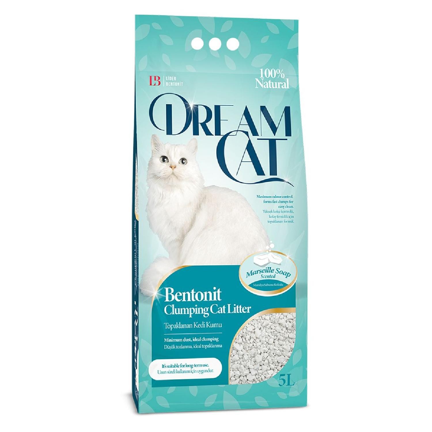 Dream Cat Marsilya Sabunlu Kedi Kumu 5 Lt.