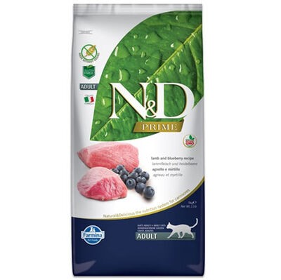 N&D PRIME CAT LAMB & BLUEBERRY ADULT 5 KG