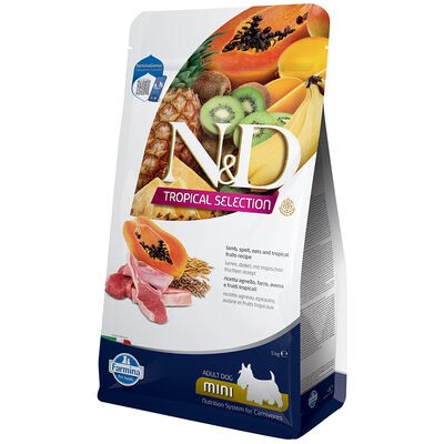 N&D DOG TROPICAL SELECTION LAMB ADULT MINI 5 kg