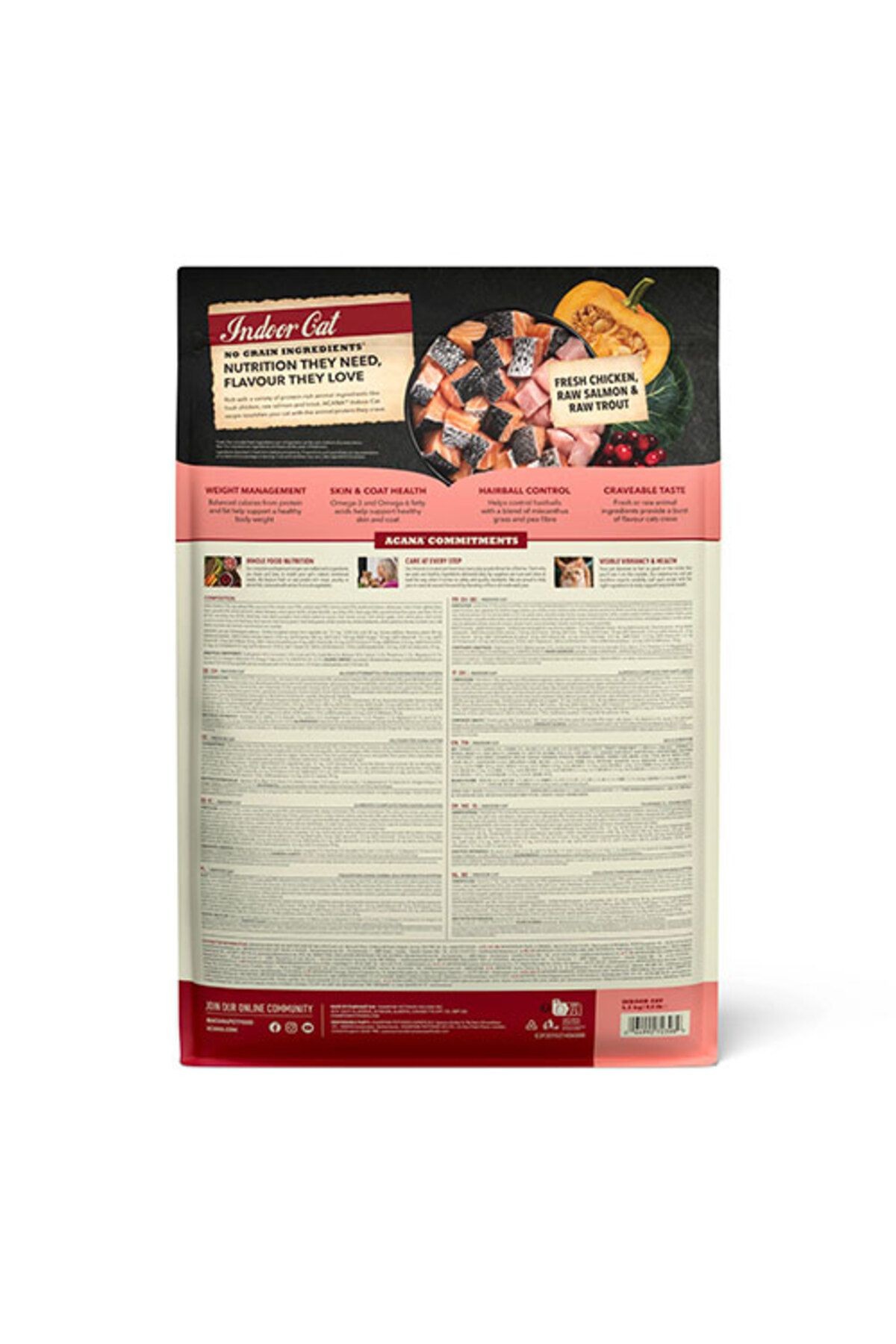 Indoor Yüksek Proteinli Tavuk Ve Balıklı Kısırlaştırılmış Kedi Maması 4,5 Kg