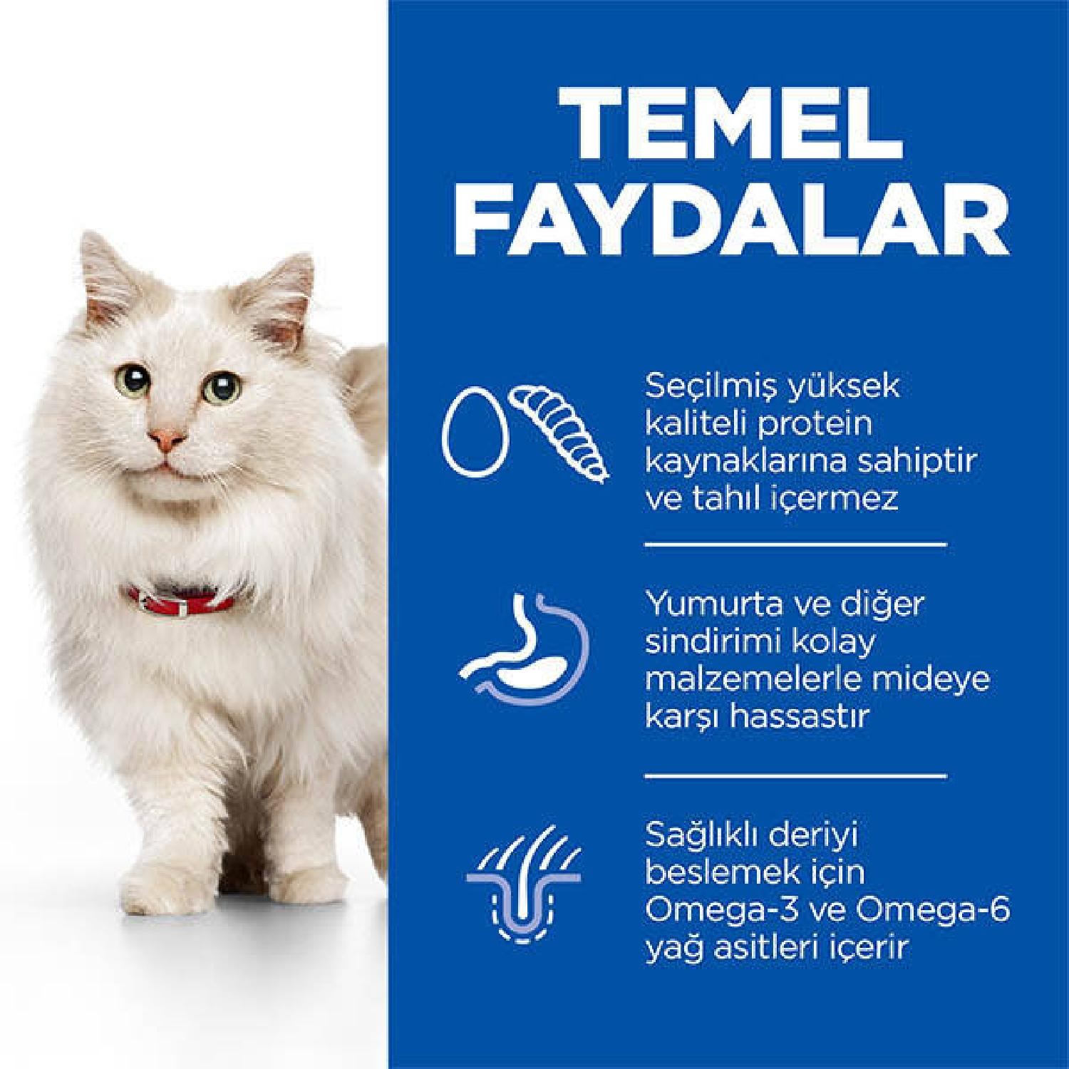 Hill's SP Hipoalerjenik Yumurta ve İnsekt Proteinli Kedi Maması 7KG