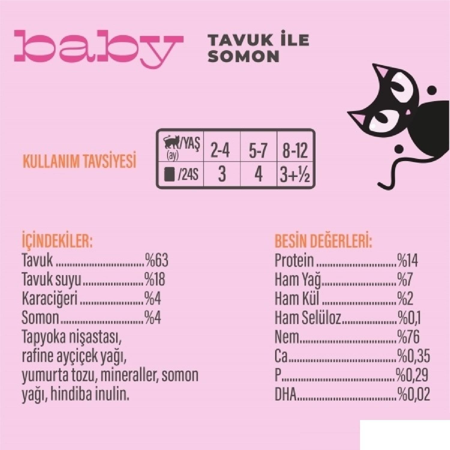 Schesir Baby Tavuk ile Somon Mus Konserve 70g