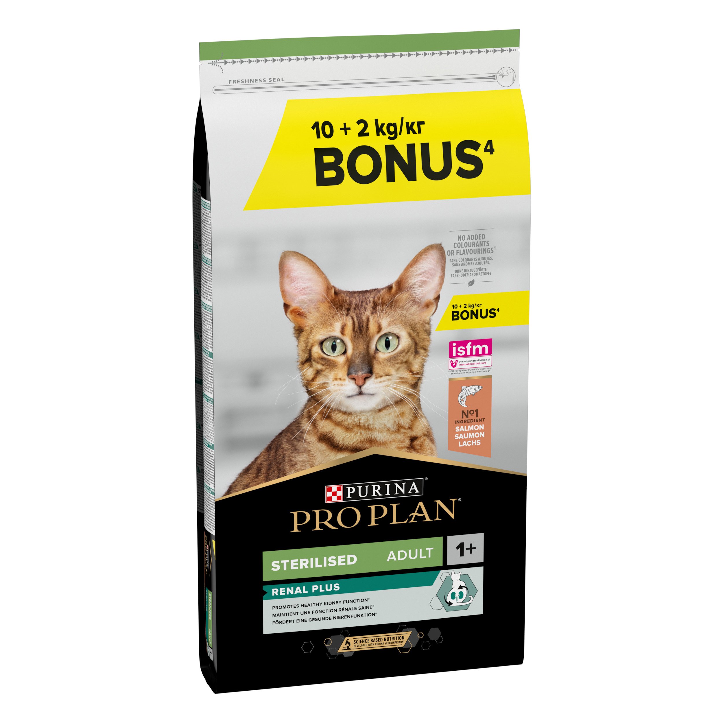 Pro Plan Sterilised Somonlu Kısırlaştırılmış Yetişkin Kedi Maması 10 kg + 2 kg HEDİYE!