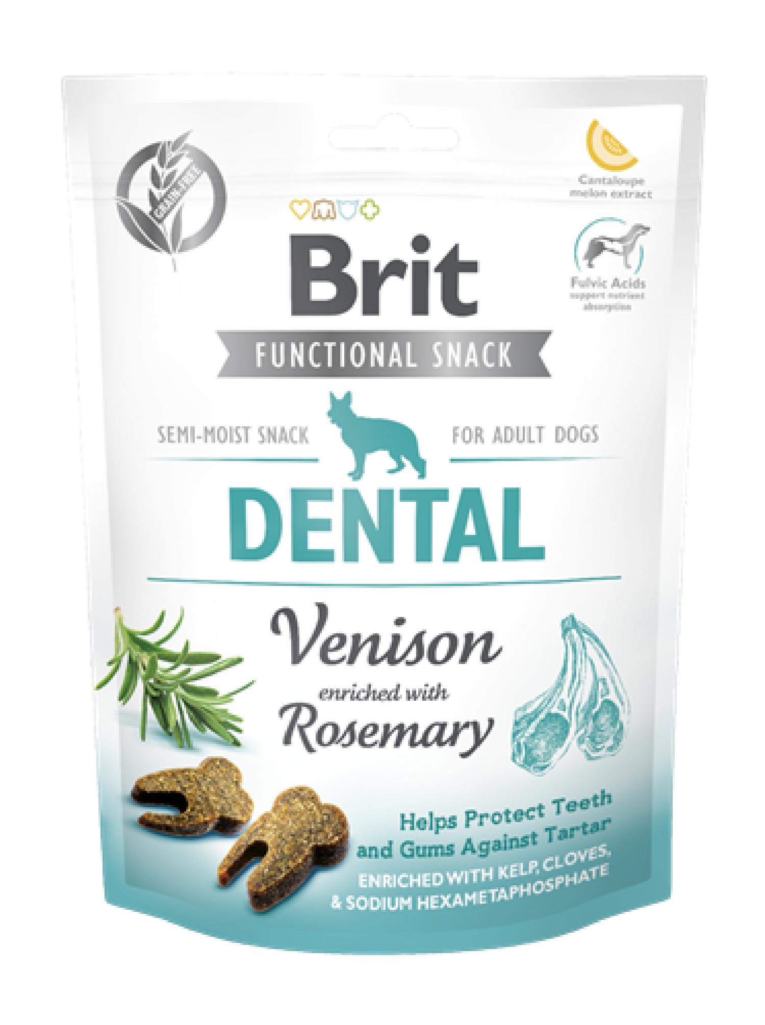 Brit Care Dişler Ve Diş Etlerini Korumak İçin, Tahılsız, Geyik Etli Ve Biberiyeli, Fonksiyonel Yetişkin Köpek Ödülü 150 gr