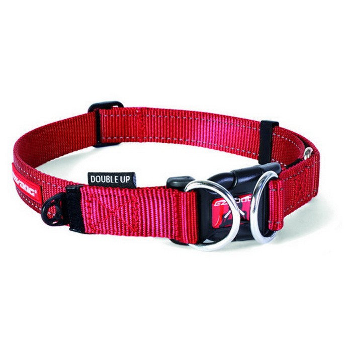 Double Up Çift Halkalı Köpek Boyun Tasması Xlarge Çikolata
