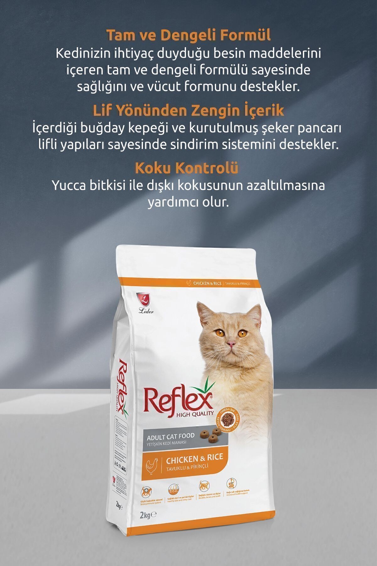 Tavuklu Yetişkin Kedi Maması 15kg