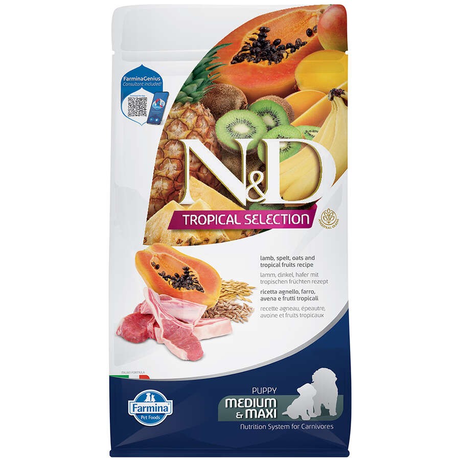 N&D DOG TROPICAL SELECTION LAMB PUPPY MED/MAX 10 kg