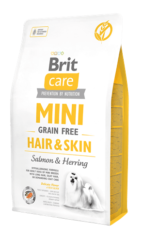 BRIT CARE MINI G-F HAIR & SKIN SALMON & HERRING FRESH