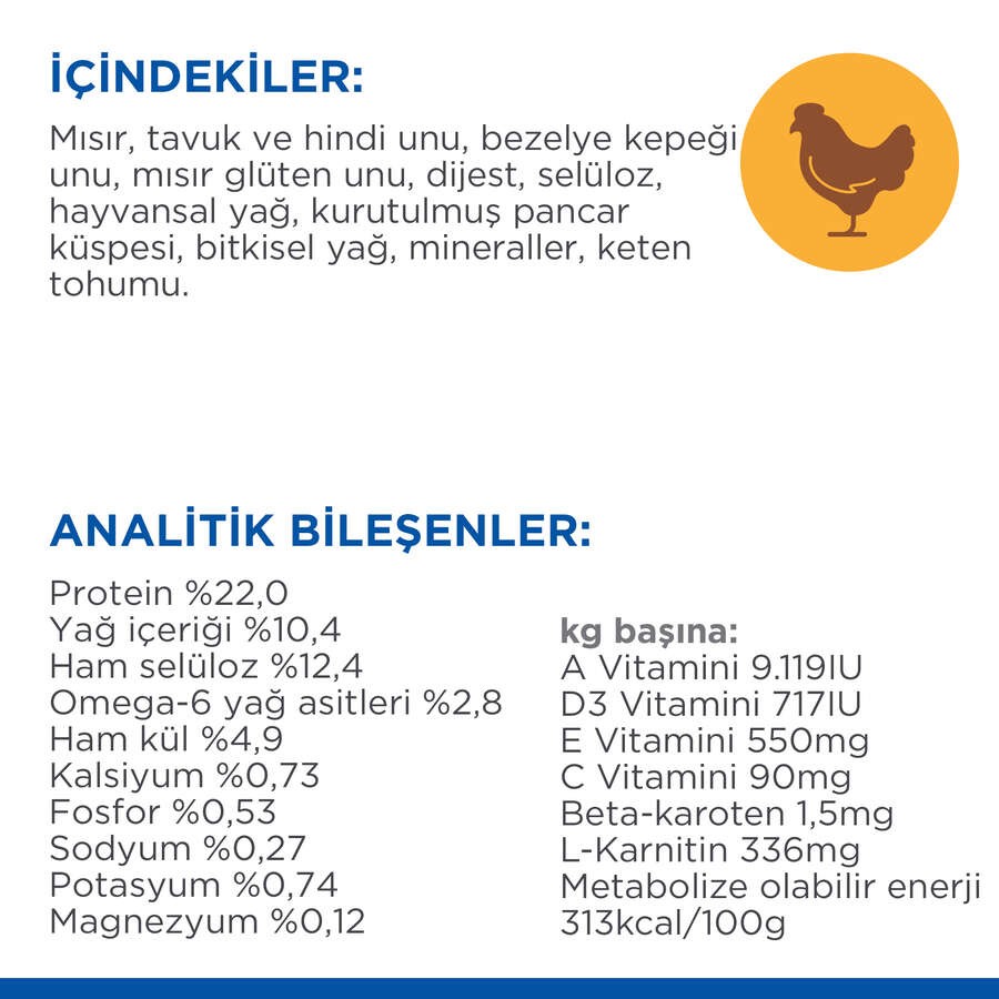 Hill's SP Light Tavuklu Orta Irk Yetişkin Köpek Maması 14KG