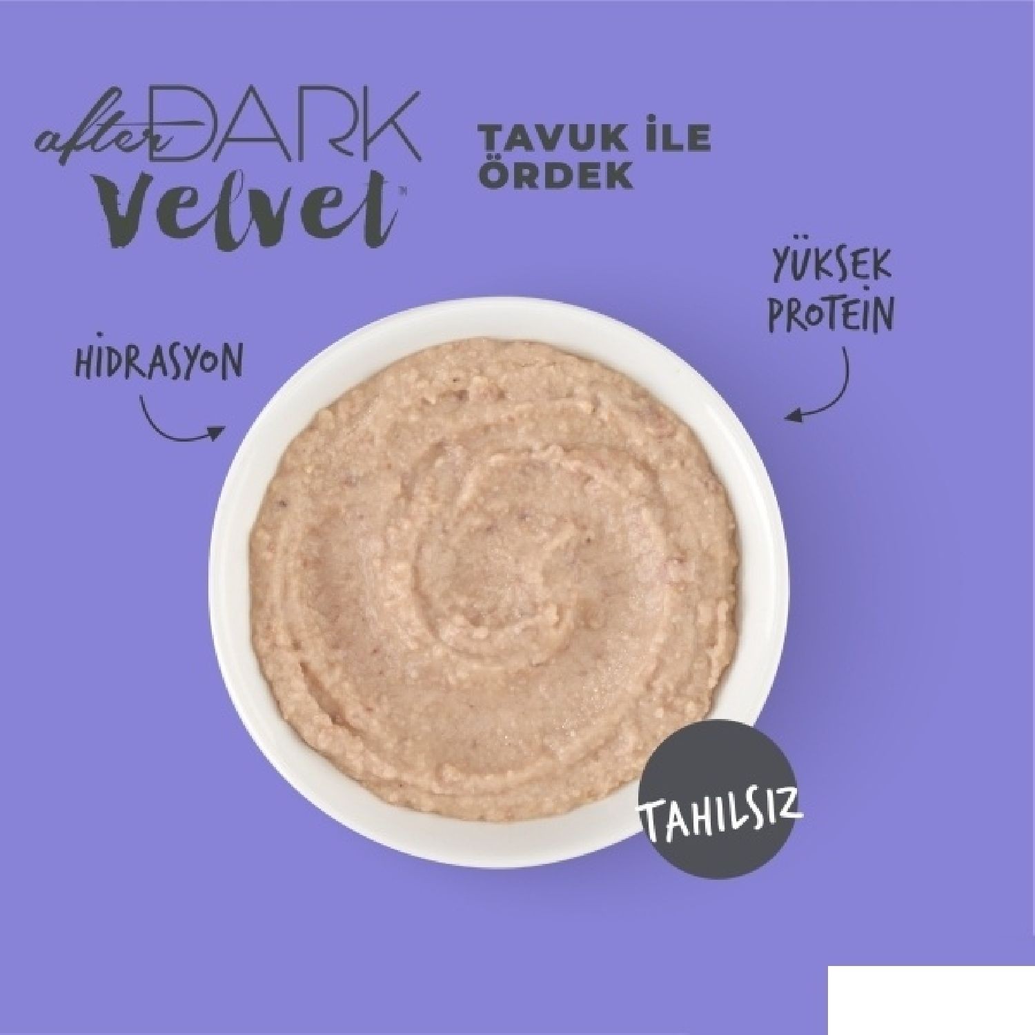 Schesir After Dark Tavuk ile Ördek Mus Yetişkin Kedi Pouch 80g