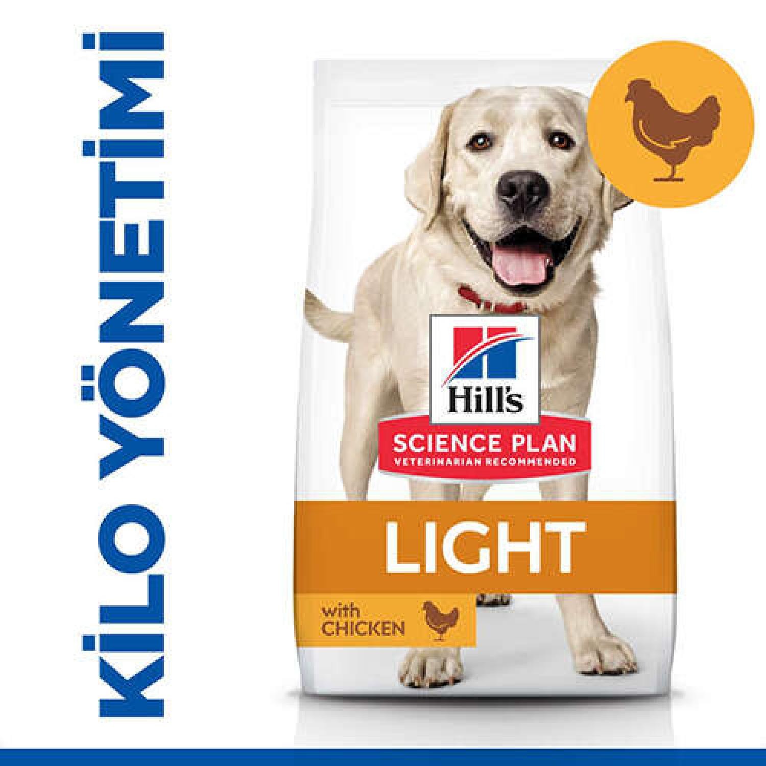 Hill's SP Light Tavuklu Büyük Irk Yetişkin Köpek Maması 14KG