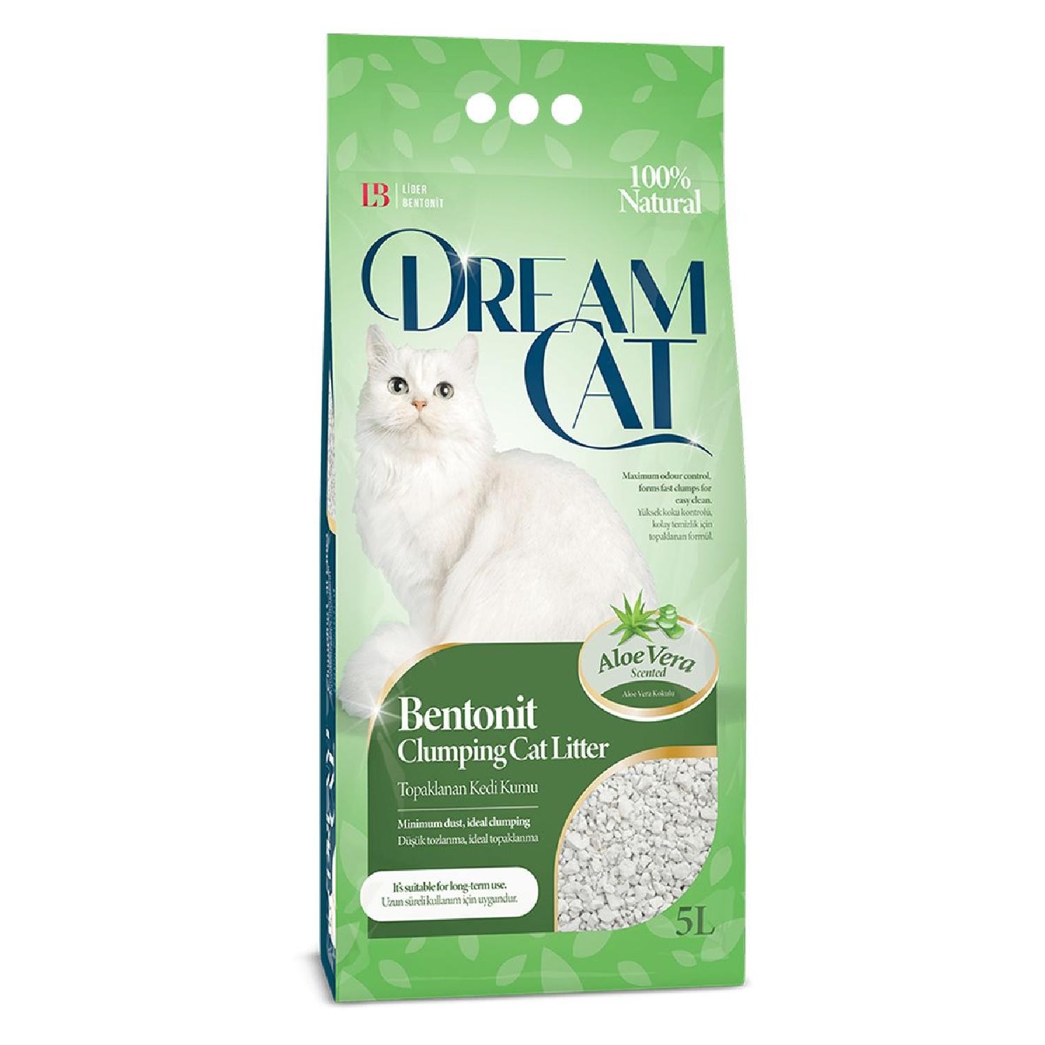 Dream Cat Aloe Vera Kedi Kumu 5 Lt.