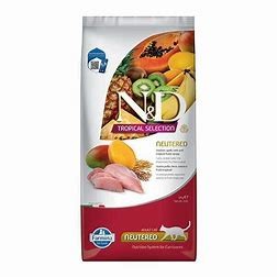 N&D Tropical Selection Tavuklu ve Tropikal Meyveli Kısırlaştırılmış Kedi Maması 10kg