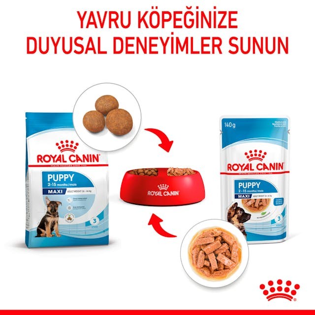 Royal Canin Büyük Irklar için Yavru Yaş Köpek Maması 140g
