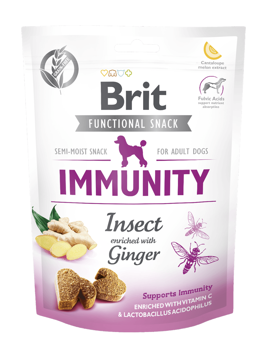 Brit Care Sağlıklı Bağışıklı Sistemi İçin, Tahılsız, Larva Ve Zencefilli, Fonksiyonel Yetişkin Köpek Ödülü 150 gr