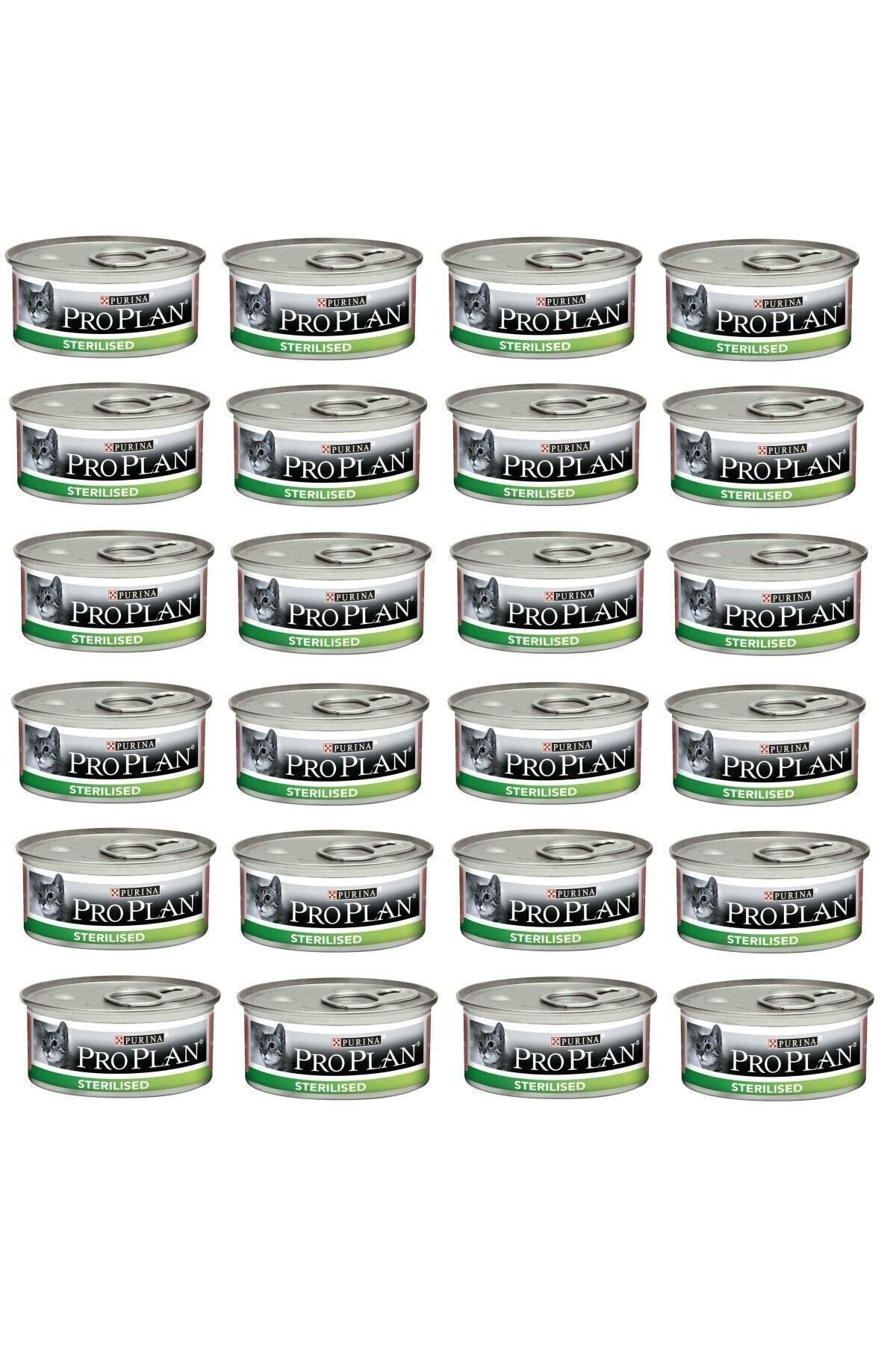 PRO PLAN Steril Somonlu Konserve Mama 24x85g