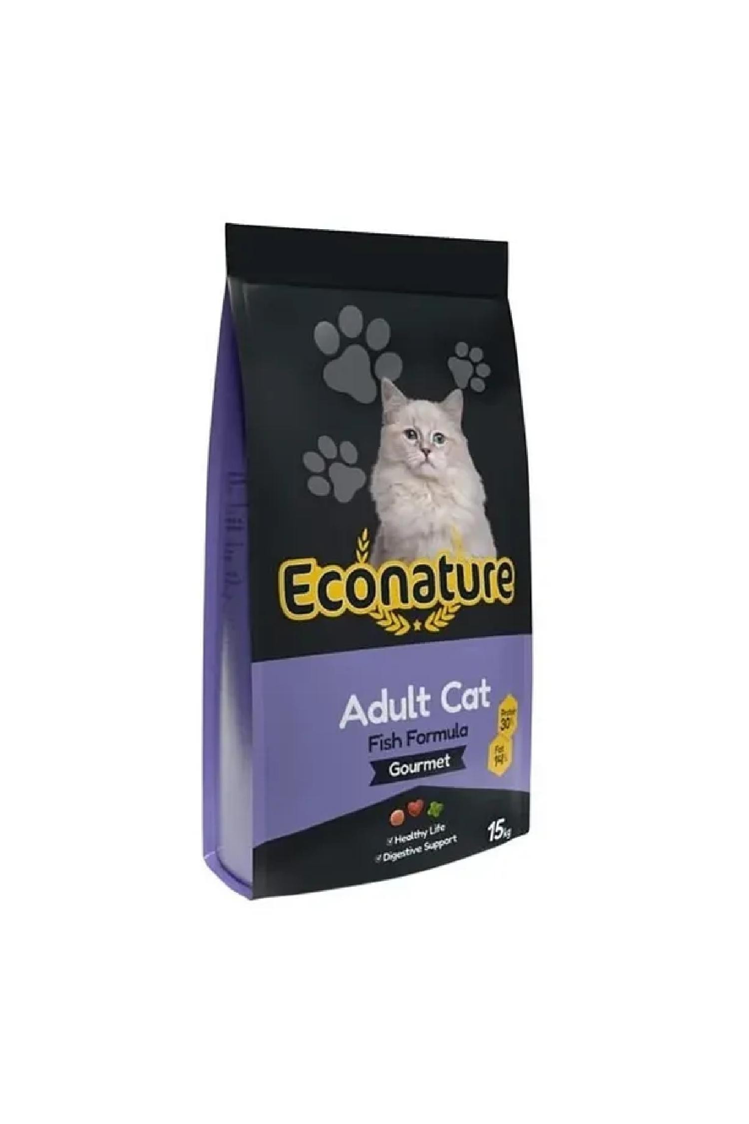 Econature Plus Yetişkin Gurme Kuru Kedi Maması 15KG