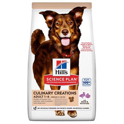 Hill's SP Gurme Lezzet Ördek ve Patatesli Orta Irk Yetişkin Köpek Maması 14KG