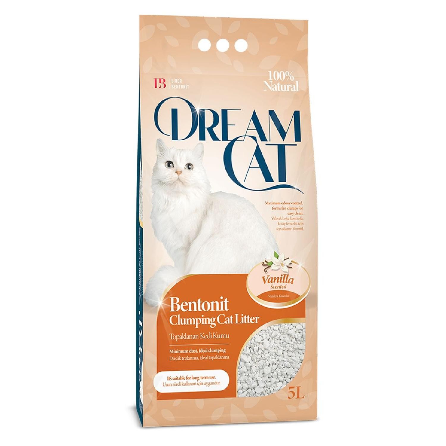 Dream Cat Vanilya Kedi Kumu 5 Lt.