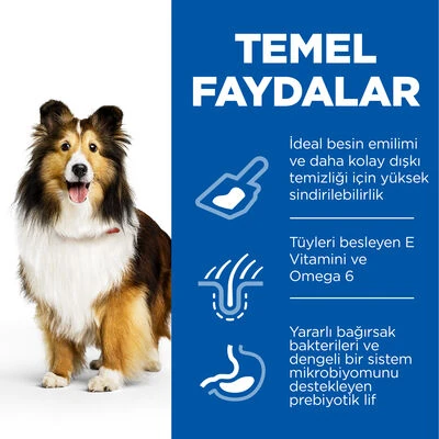 Hill's SP Mide ve Deri Hassasiyeti Tavuklu Orta ve Büyük Irk Yetişkin Köpek Maması 2.5KG