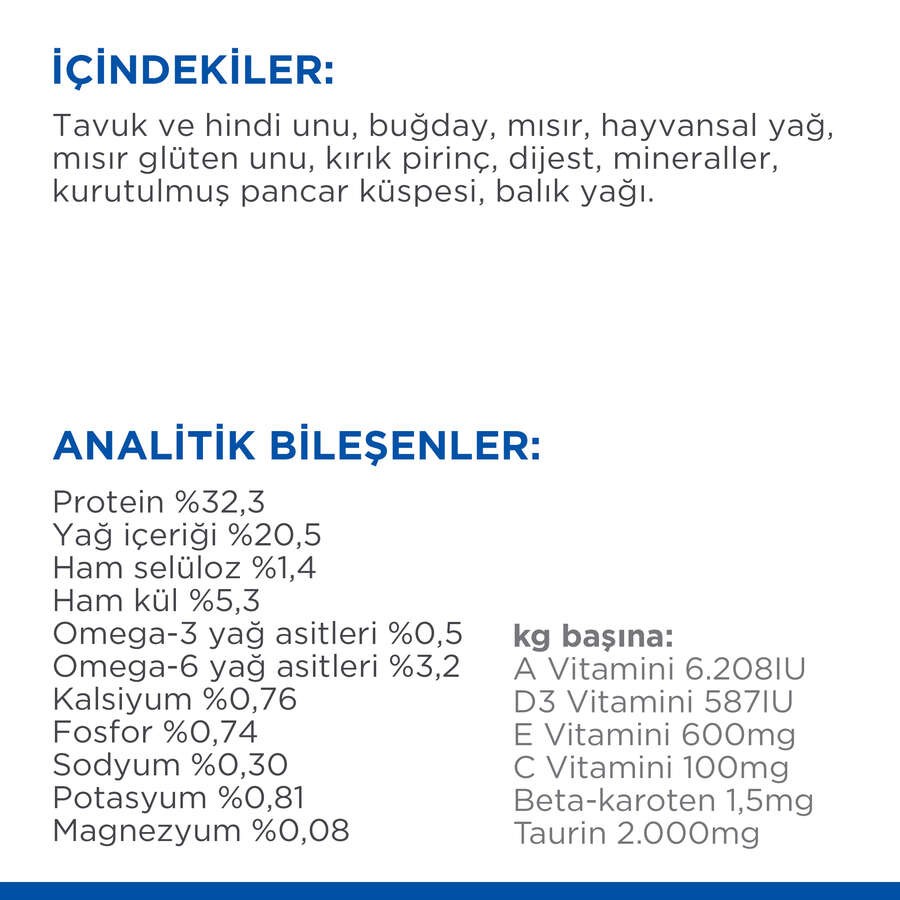 Hill's SP Tavuklu Yetişkin Kedi Maması 3KG