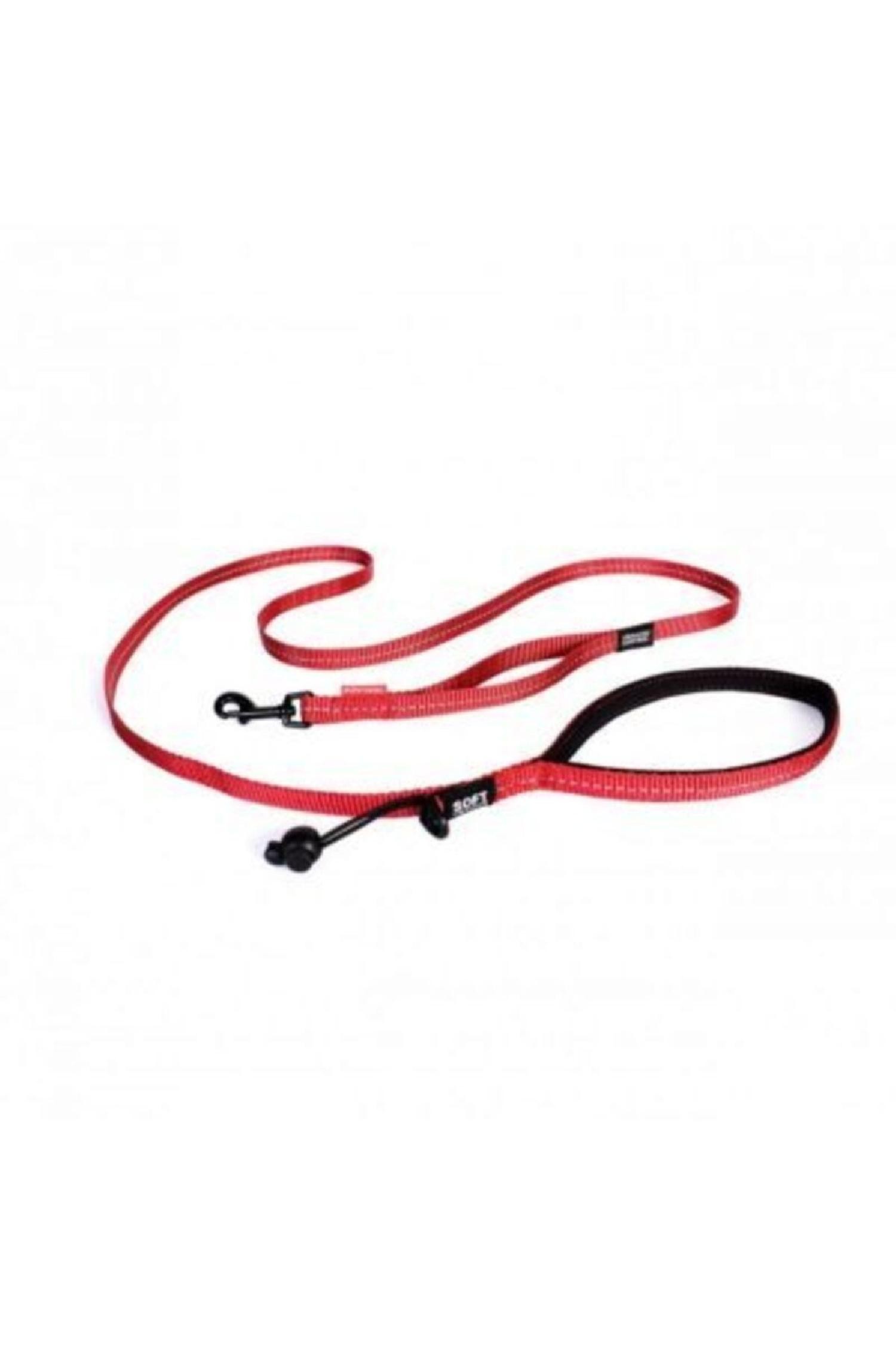 Ezydog Soft Trainer Lite Egitmen Köpek Sevk Kayisi 180 Cm - Kırmızı