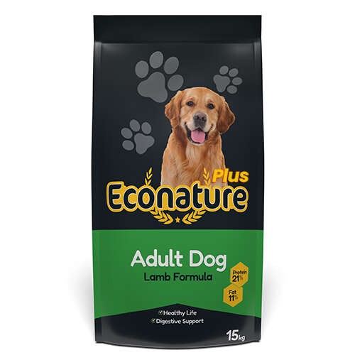 Econature Plus Yetişkin Kuru Köpek Maması (Adult Dog) Kuzu Etli 15KG