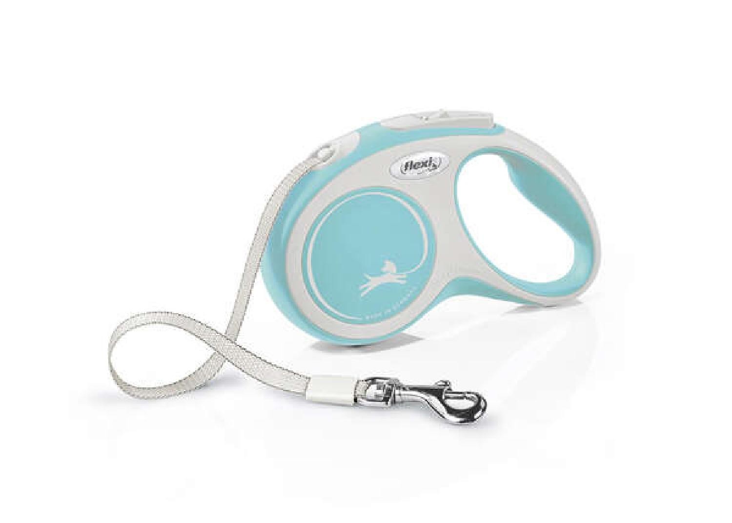 Flexi New Comfort S Beden 5MT Şerit Tasma - Açık Mavi