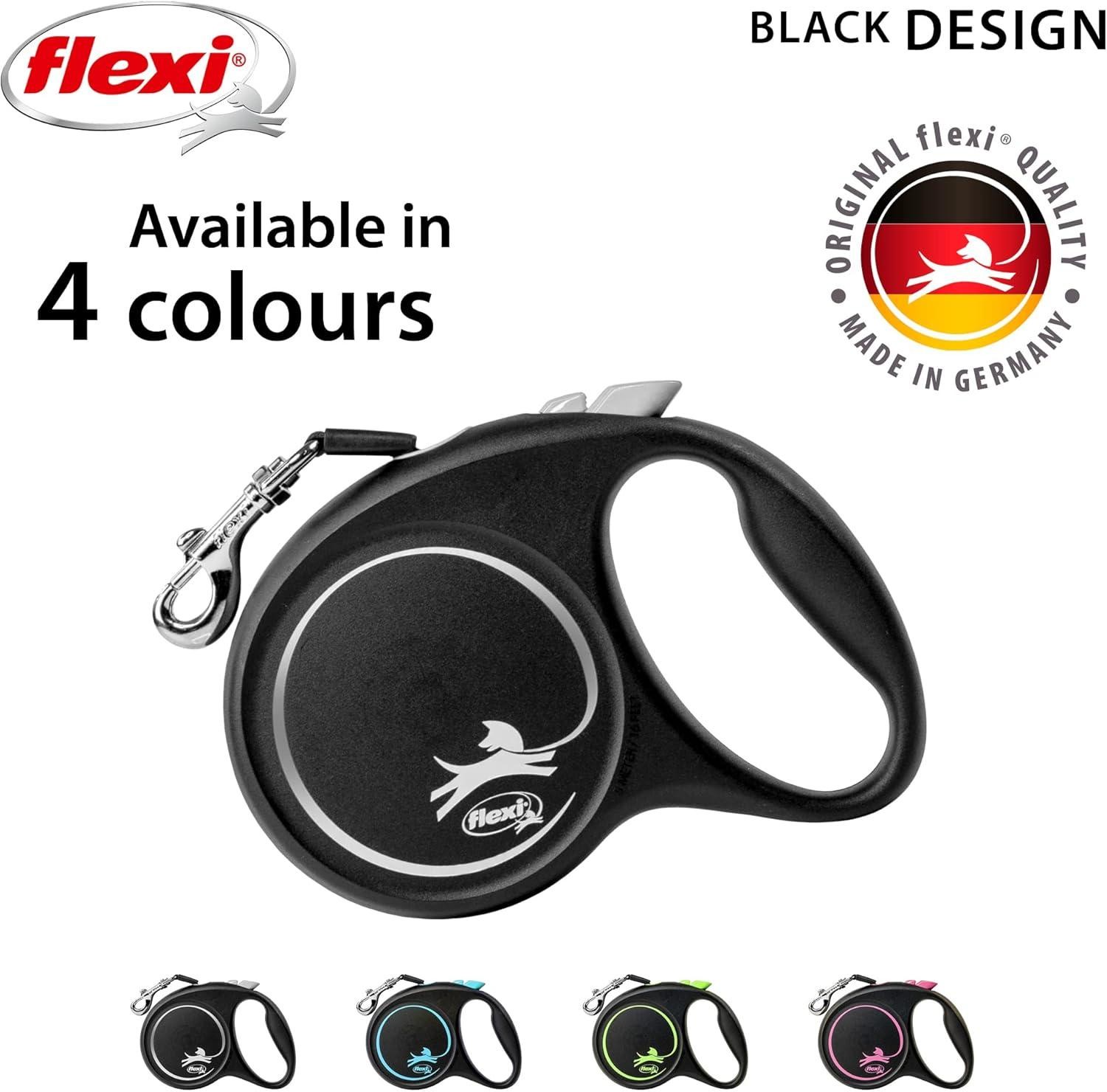 Flexi Black Design L Beden 5MT Şerit Tasma - Yeşil