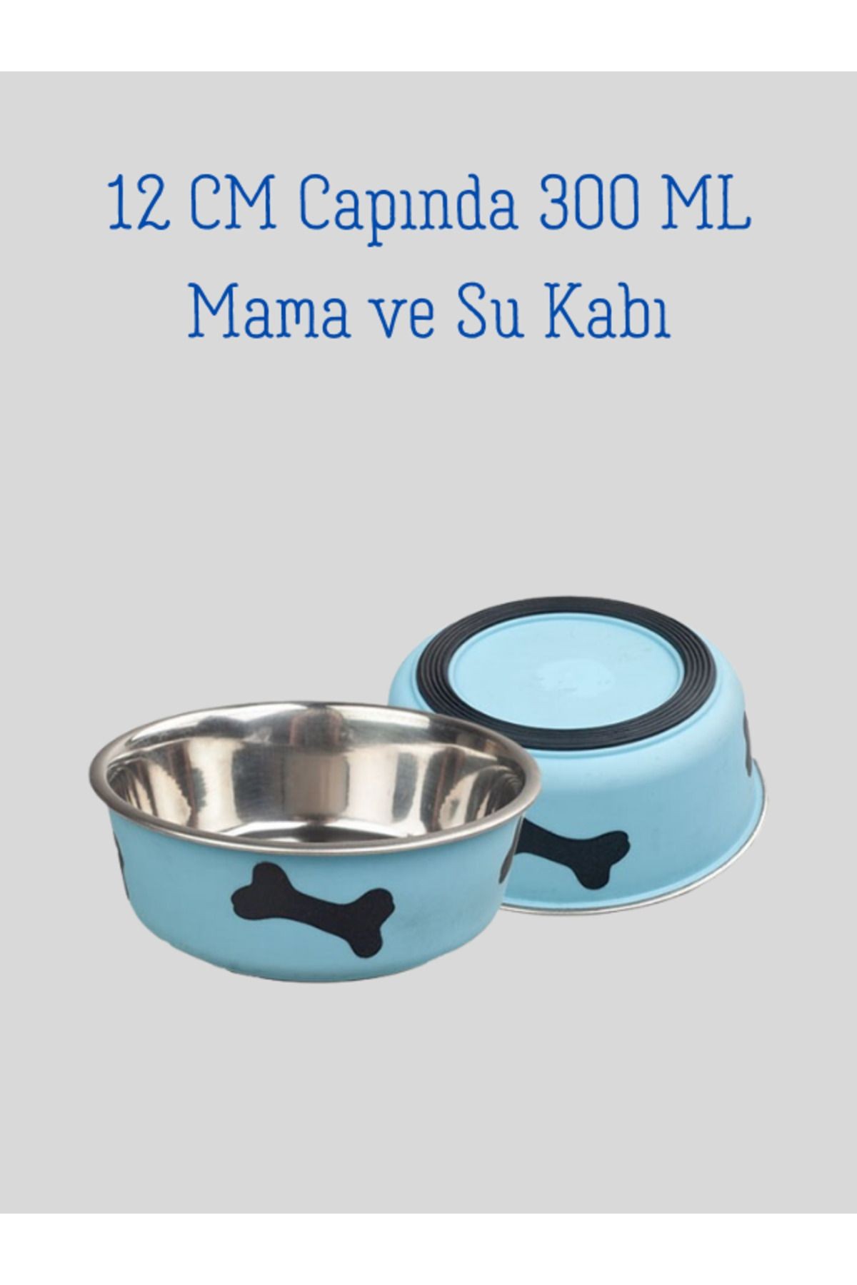 Pati Desenli Mama ve Su Kabı 12cm 300ml