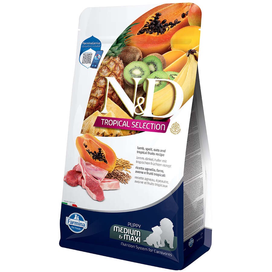 N&D DOG TROPICAL SELECTION LAMB PUPPY MED/MAX 10 kg