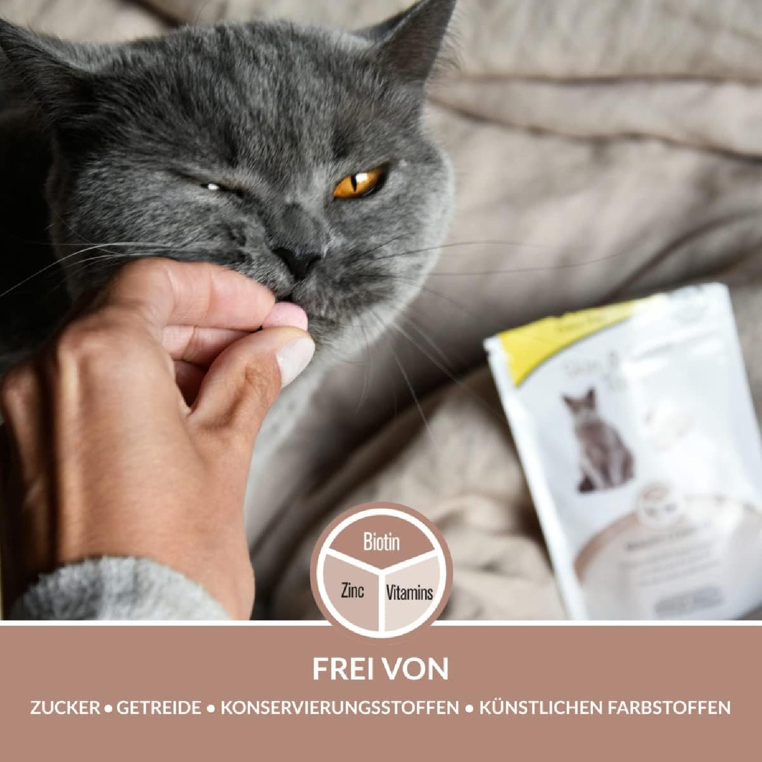 Gimcat Kedi Ödül Tableti Skin & Coat 40gr