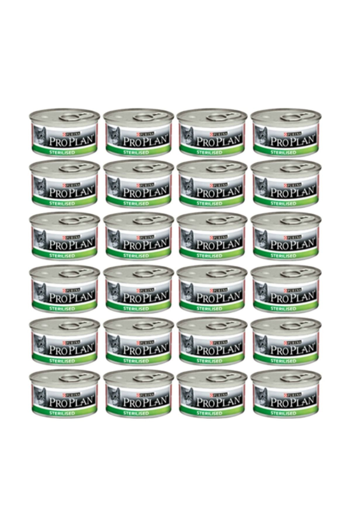 PRO PLAN Steril Somonlu Konserve Maması 24x85g