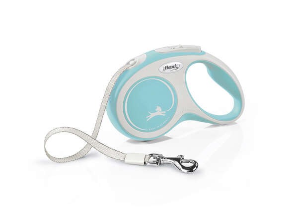 Flexi New Comfort S Beden Açık Mavi 5MT Şerit Tasma