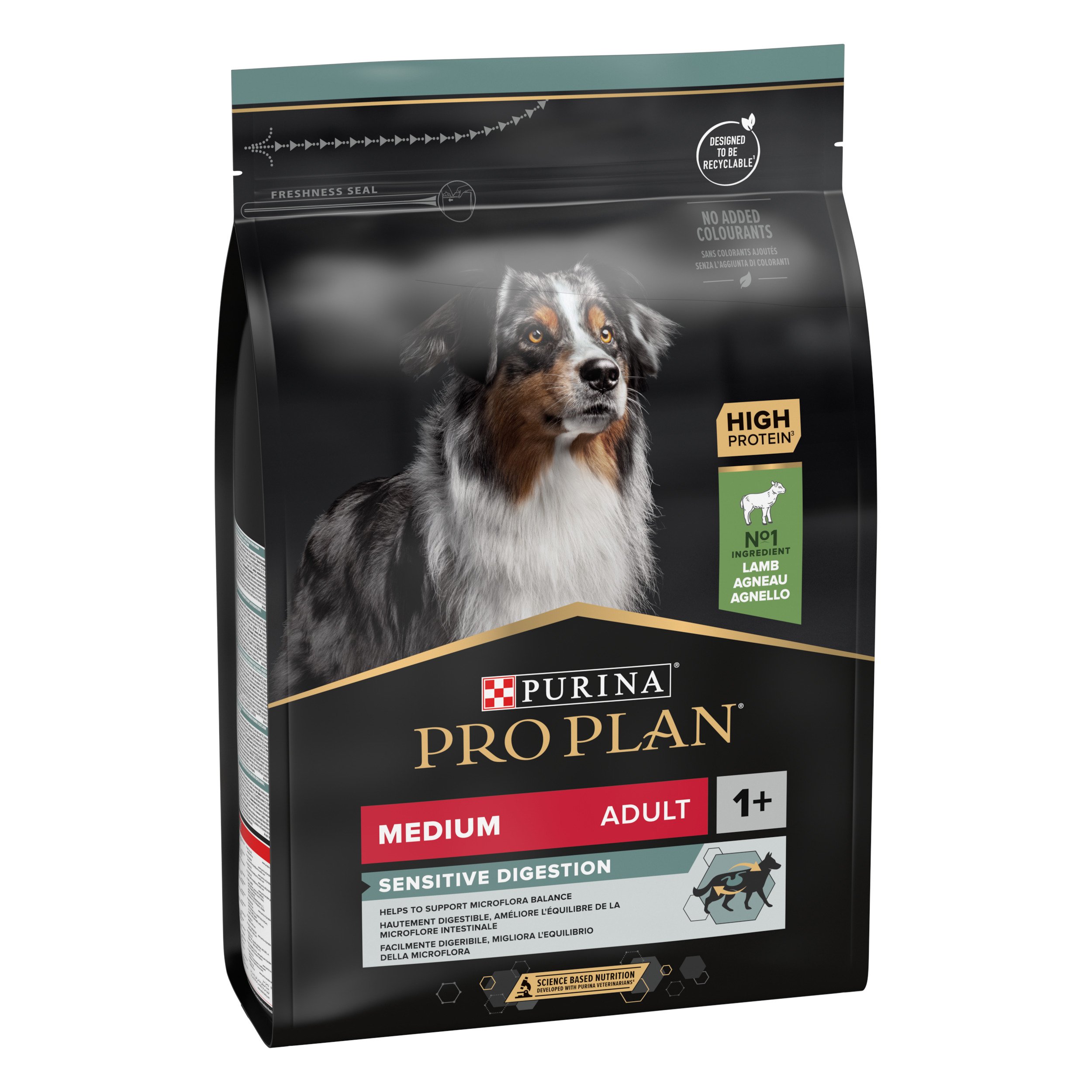 Pro Plan Medium Sensitive Digestion Kuzulu ve Pirinçli Orta Irk Yetişkin Köpek Maması 3kg