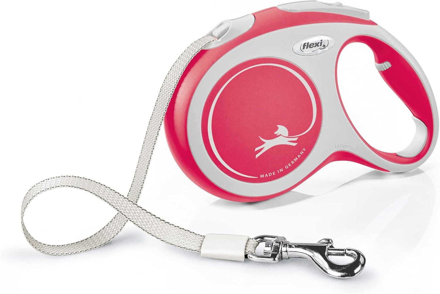 Flexi New Comfort S Beden 5MT Şerit Tasma - Kırmızı