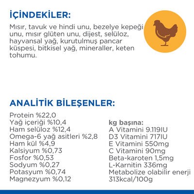 Hill's SP Light Tavuklu Orta Irk Yetişkin Köpek Maması 2.5KG