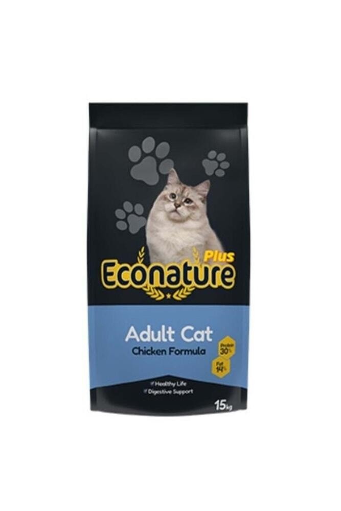 Econature Plus Yetişkin Kuru Kedi Maması (Adult Cat) Tavuk Etli 15KG