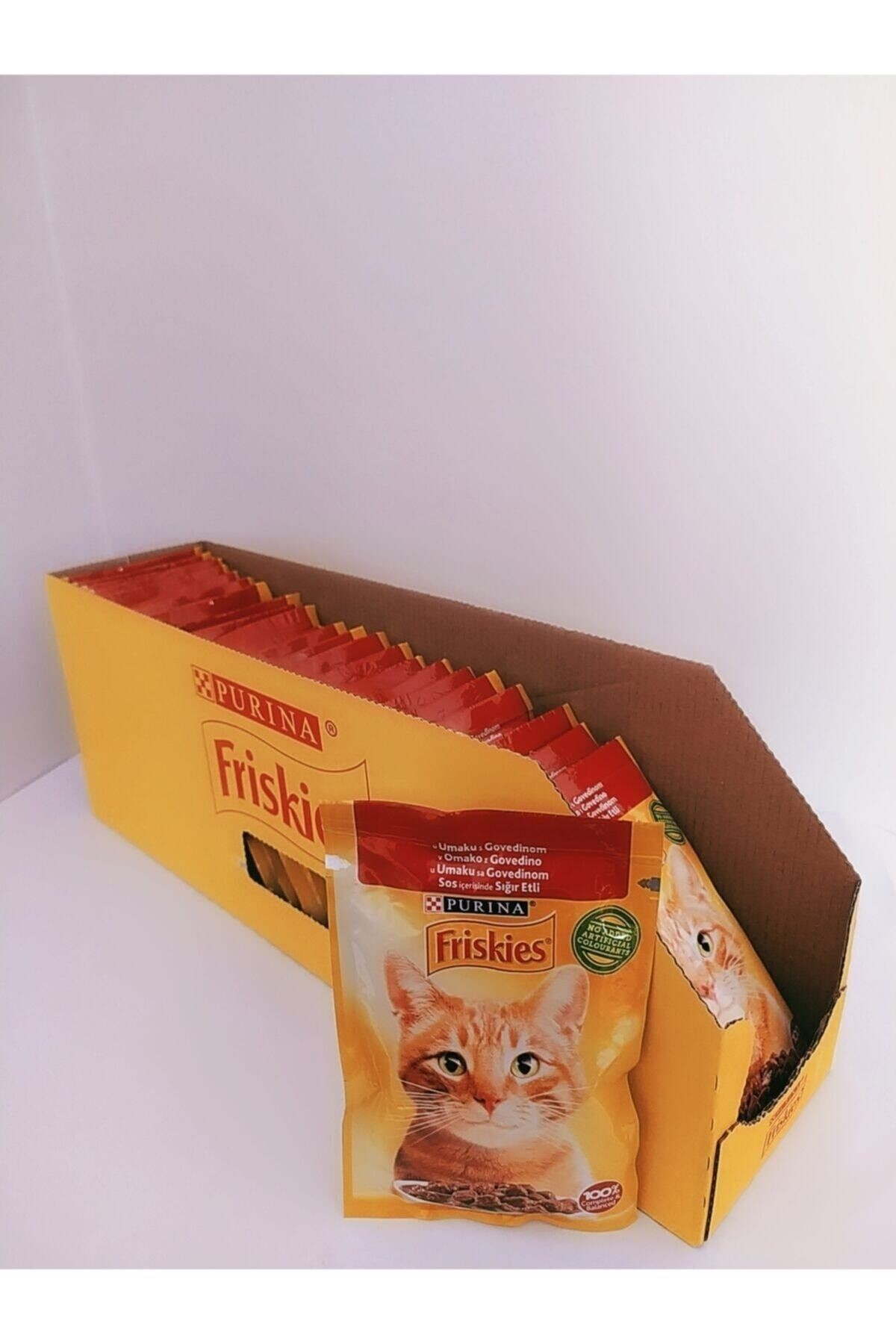 Friskies Sığır Etli Yaş Kedi Maması 26'lı Paket