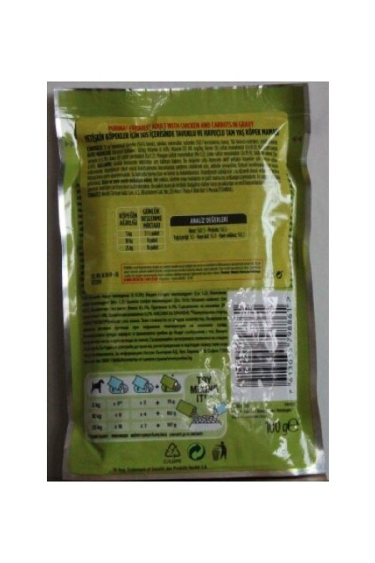 Friskies Tavuklu Ve Havuçlu Pouch Konserve Yetişkin Köpek Maması 20 X 100 gr
