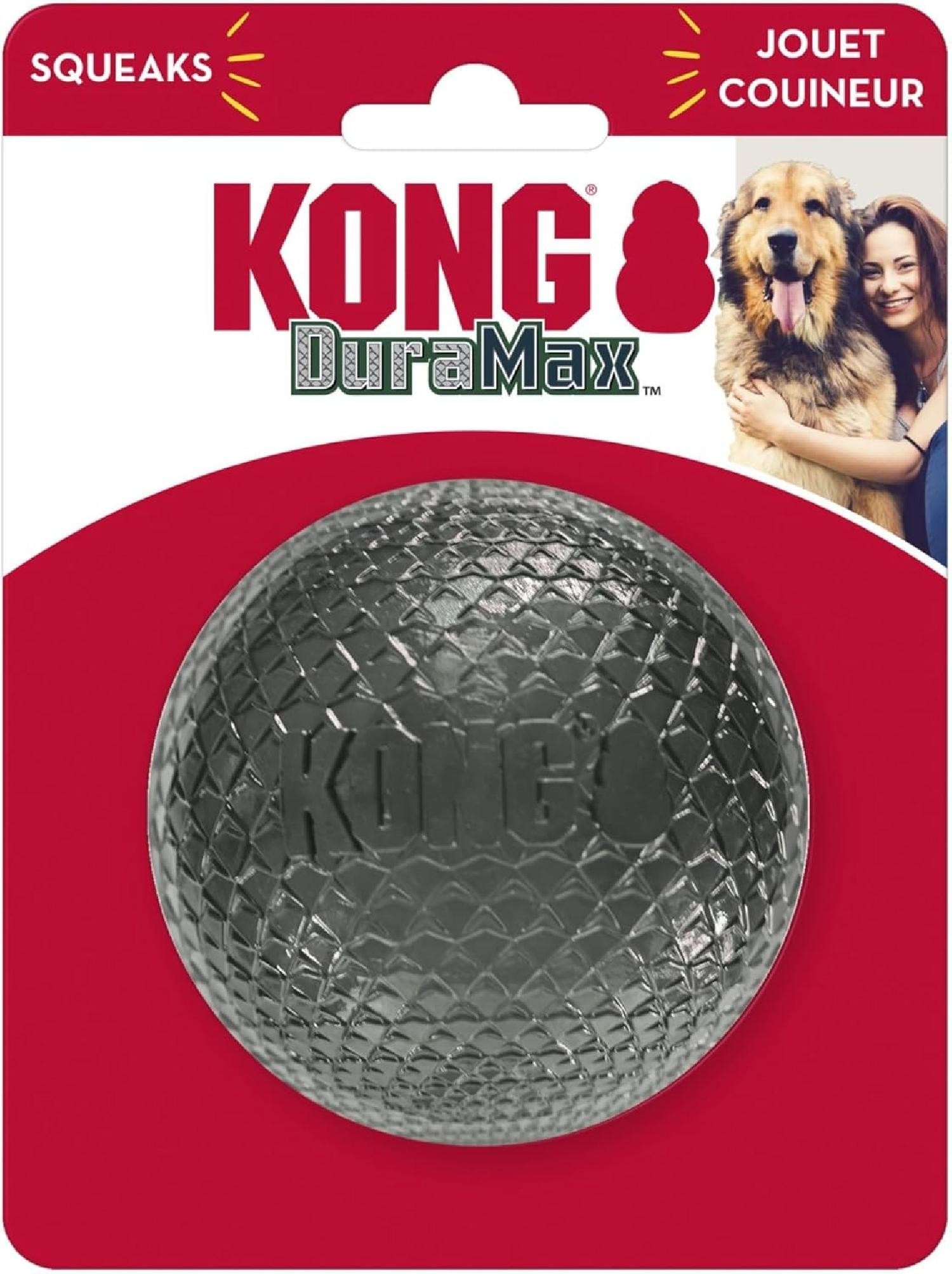 KONG DuraMax Top Şeklinde Sesli Köpek Oyuncağı M