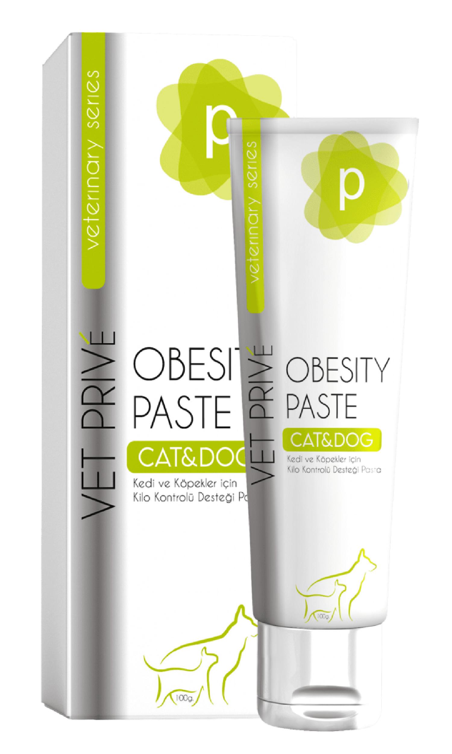 Vet Prive Obesity Paste/ Kilo Kontrolü Desteği̇ Pasta 100 Gr